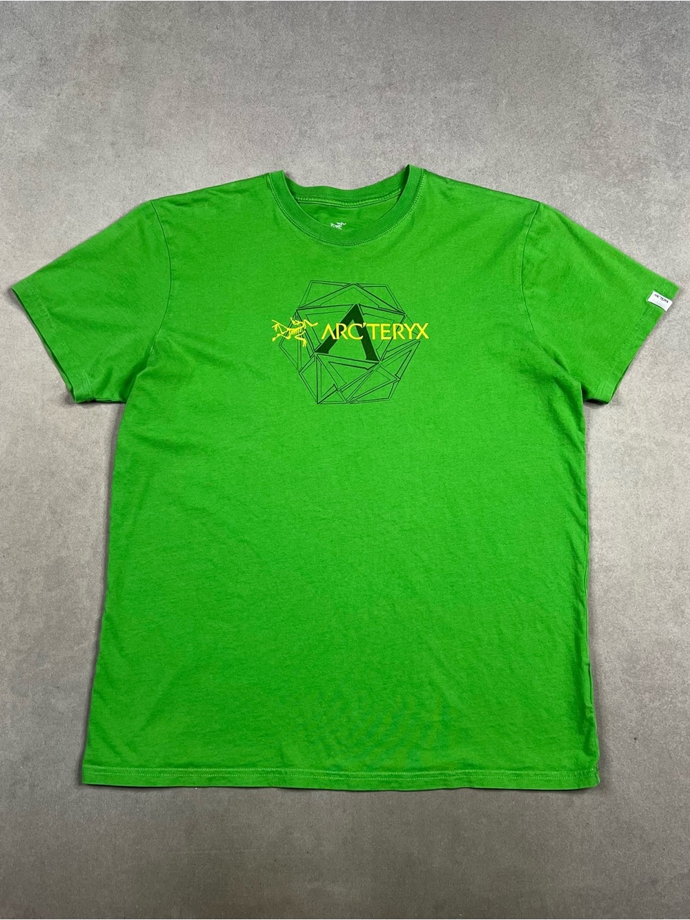 Arc'teryx Bright Green Graphic Logo Short Sleeve Tee